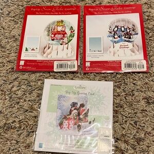 NWT Pop-Up Christmas Cards